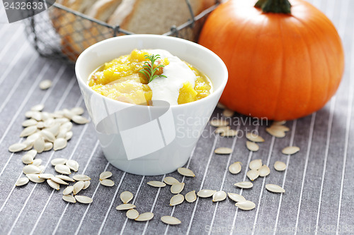 Image of pumpkin soup