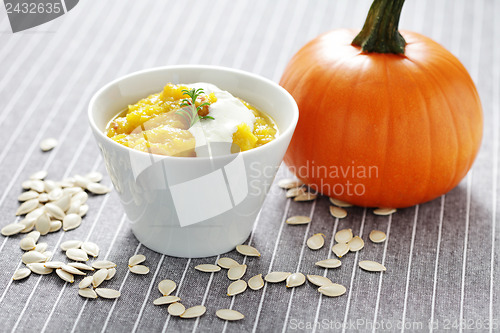 Image of pumpkin soup