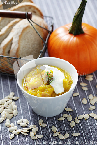 Image of pumpkin soup