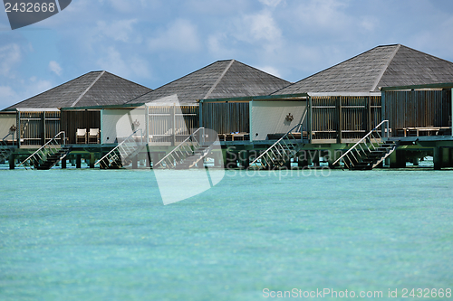 Image of tropical water home villas