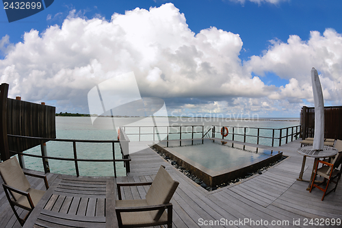 Image of tropical water home villas