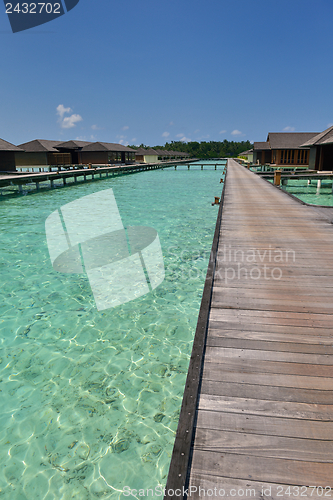 Image of tropical water home villas