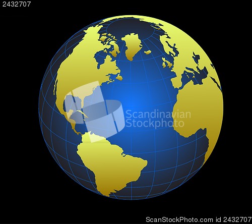 Image of Globe vector