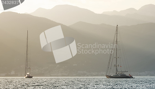 Image of Sunset sailing