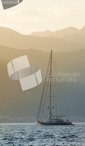 Image of Sunset sailing