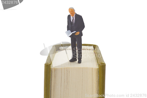 Image of Senior reading book