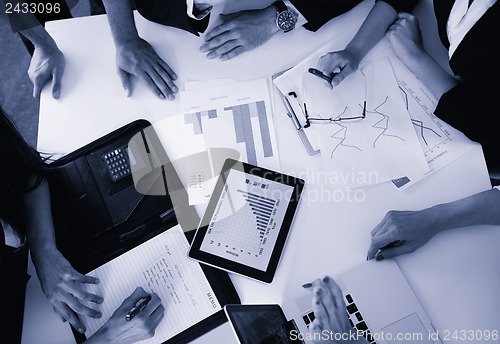 Image of business people in a meeting at office