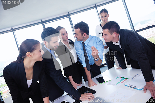 Image of business people in a meeting at office