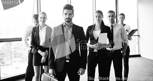 Image of business people in a meeting at office