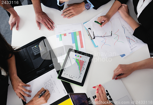 Image of business people in a meeting at office