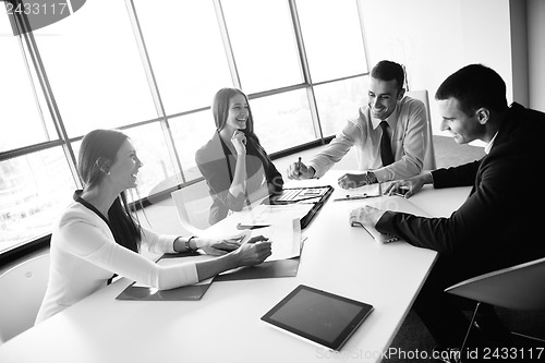 Image of business people in a meeting at office