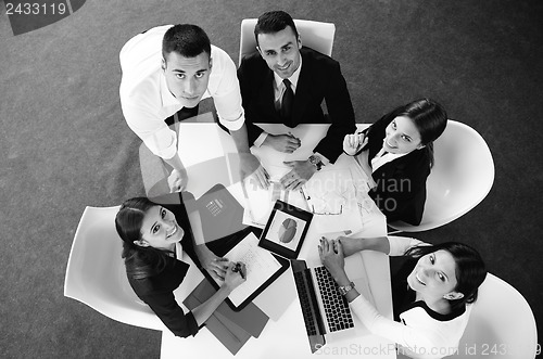 Image of business people in a meeting at office