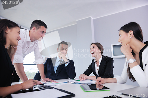 Image of business people in a meeting at office