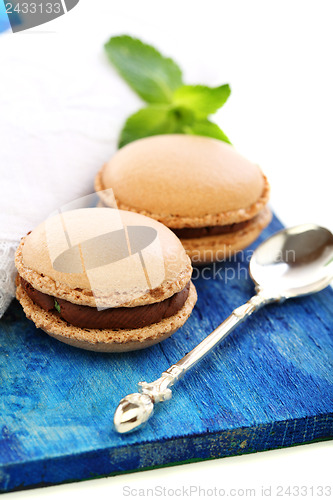 Image of Chocolate almond cake. 