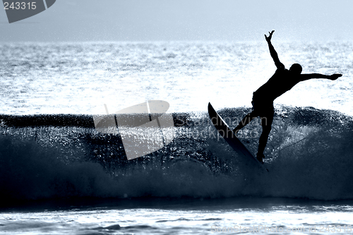 Image of Surfer Silhouette