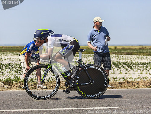 Image of The Cyclist Nairo Alexander Quintana Rojas- White Jersey