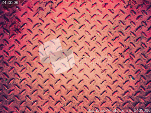 Image of Vintage retro steel background