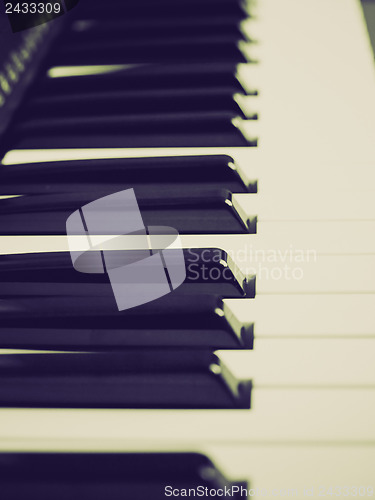 Image of Retro look Music keyboard