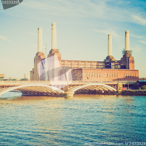 Image of Vintage look Battersea Powerstation London