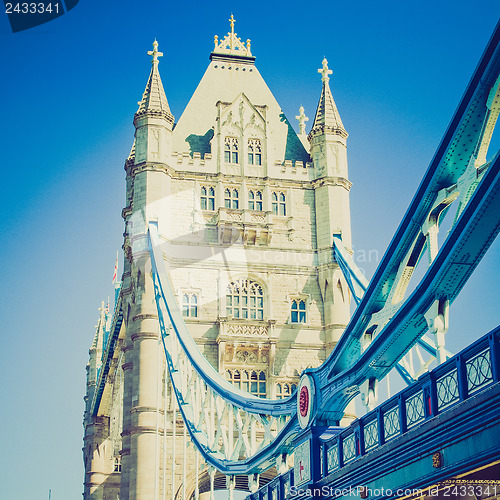 Image of Vintage look Tower Bridge London