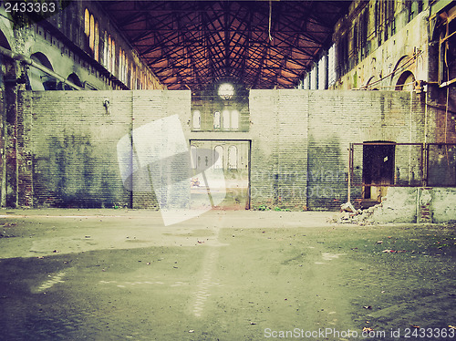 Image of Retro look Abandoned factory
