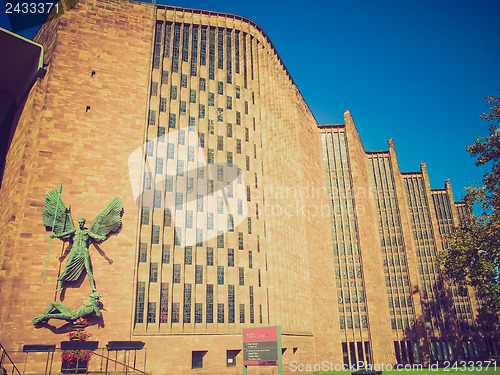 Image of Retro look Coventry Cathedral