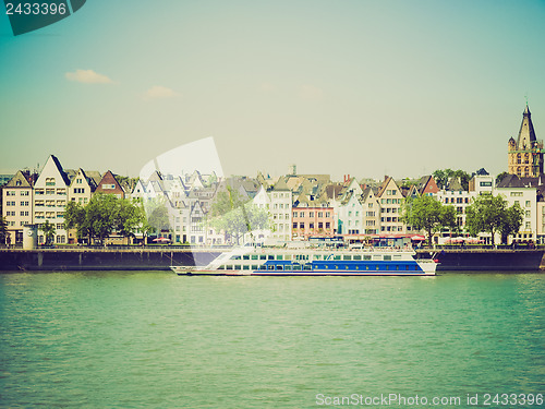 Image of Retro look Koeln panorama