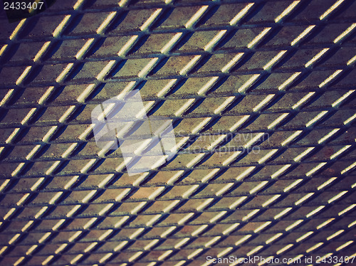 Image of Vintage retro steel background