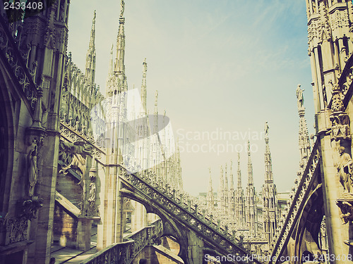 Image of Retro look Duomo, Milan