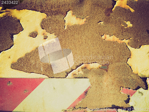 Image of Vintage retro steel background