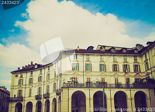 Image of Retro look Piazza Vittorio, Turin