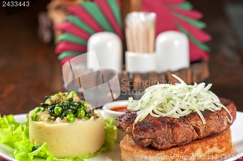 Image of Gourmet steak meat