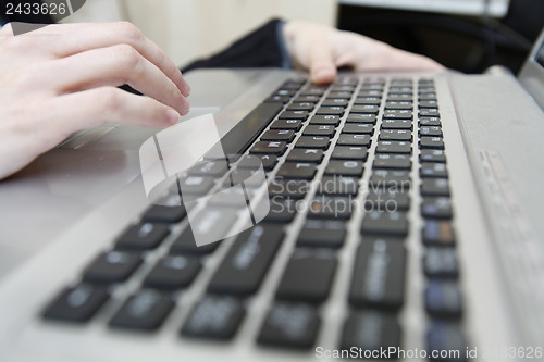 Image of laptop keyboard
