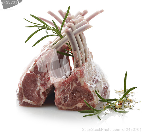 Image of Racks Of Raw Lamb Ribs