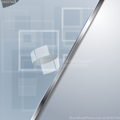 Image of Light blue shiny tech vector