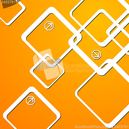 Image of Colourful vector tech background