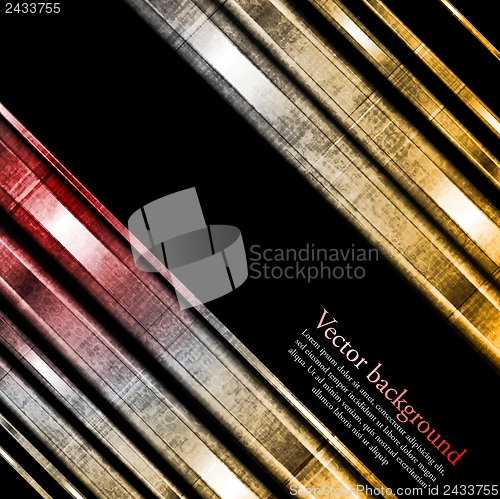 Image of Grunge vector stripes background