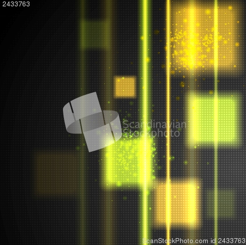 Image of Glowing technology vector design