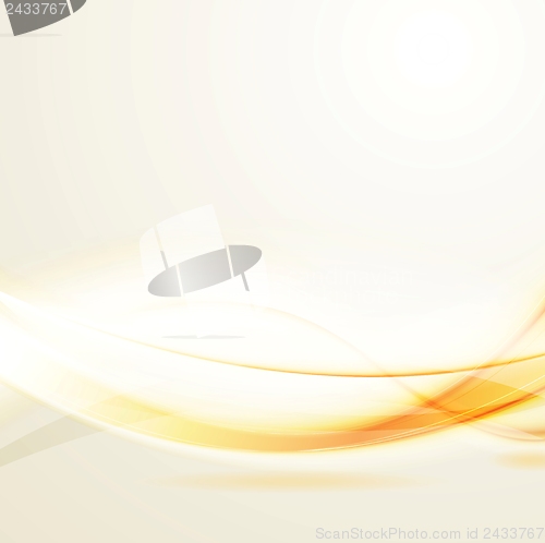 Image of Elegant shiny waves background