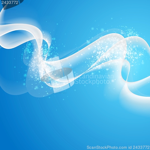 Image of Abstract vector waves template