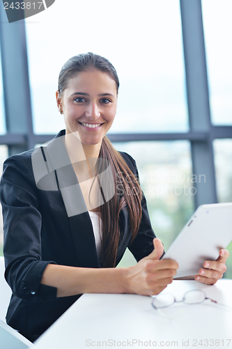 Image of business woman at  office