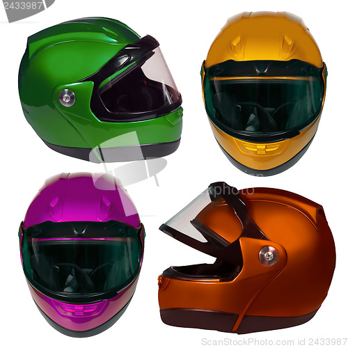 Image of Motorcycle helmet