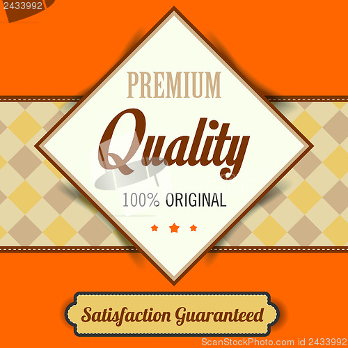 Image of Premium Quality poster, retro vintage design