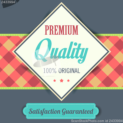 Image of Premium Quality poster, retro vintage design