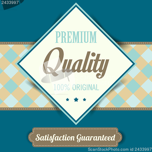 Image of Premium Quality poster, retro vintage design