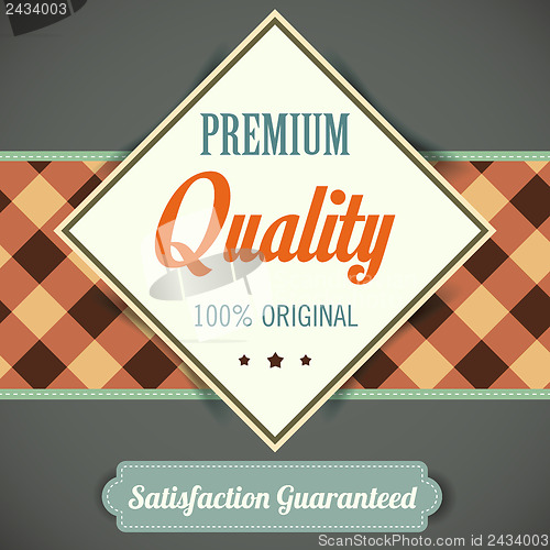 Image of Premium Quality poster, retro vintage design