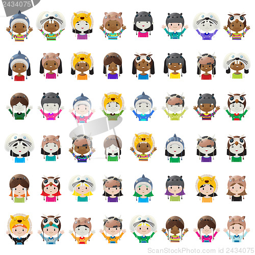 Image of Animal hat avatars