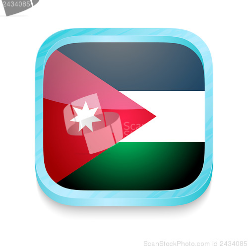 Image of Smart phone button with Jordan flag