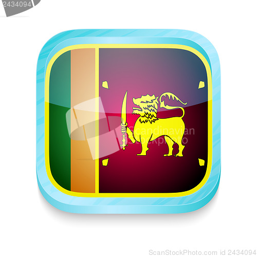 Image of Smart phone button with Sri Lanka flag