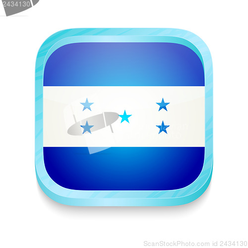 Image of Smart phone button with Honduras flag